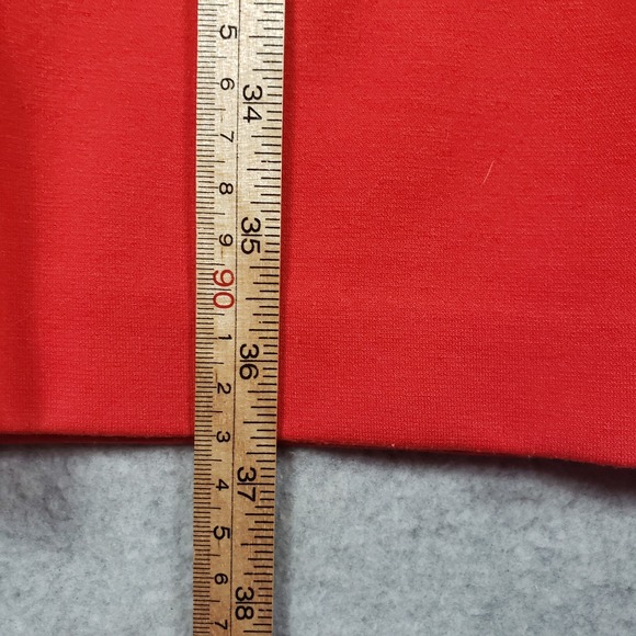 Calvin Klein Womens Dress Grommet Neck Sheath 10 Red Sleeveless Workwear Chic - Picture 7 of 12